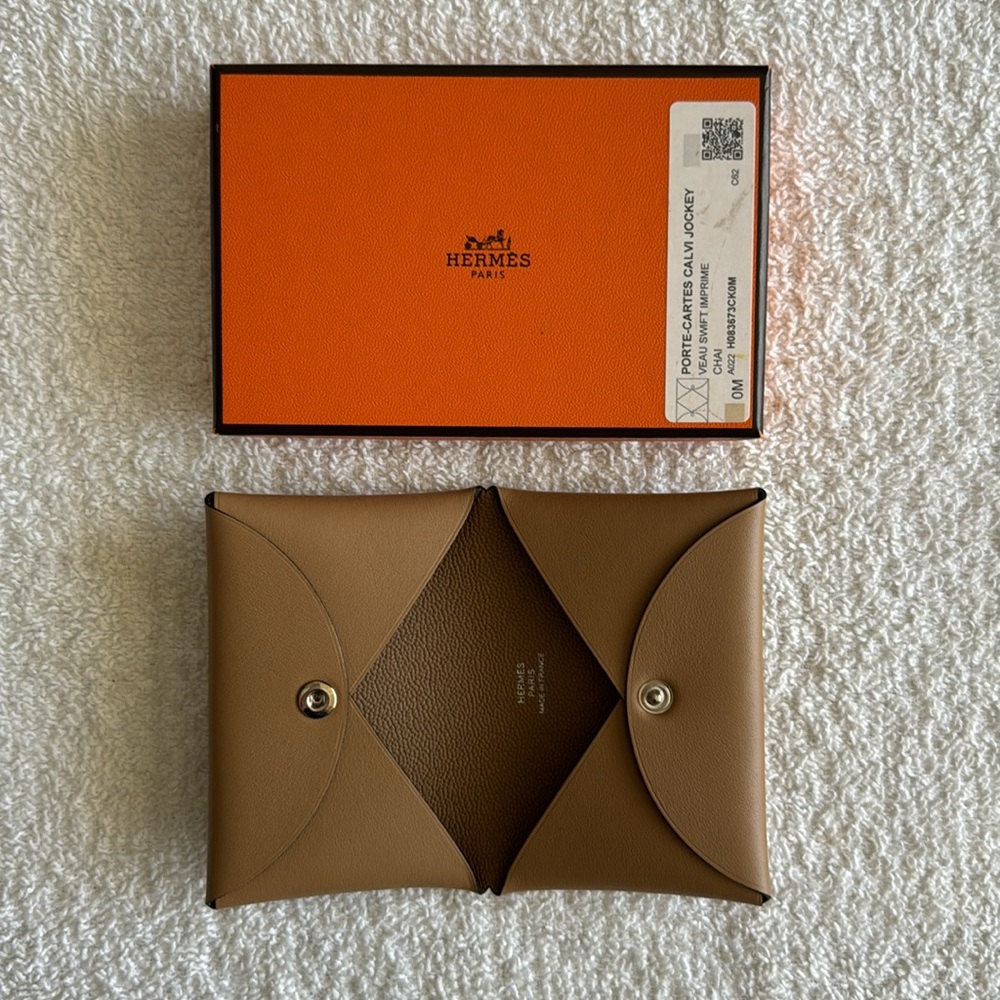 Hermes Swift Jockey Calvi Card Case Holder - Picture 7 of 16